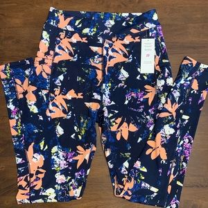 NWT Pop Fit Full length leggings, w/ pockets, lg